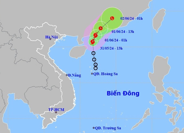 Bão Maliksi giật cấp 10 tiến nhanh trên biển Đông- Ảnh 1.