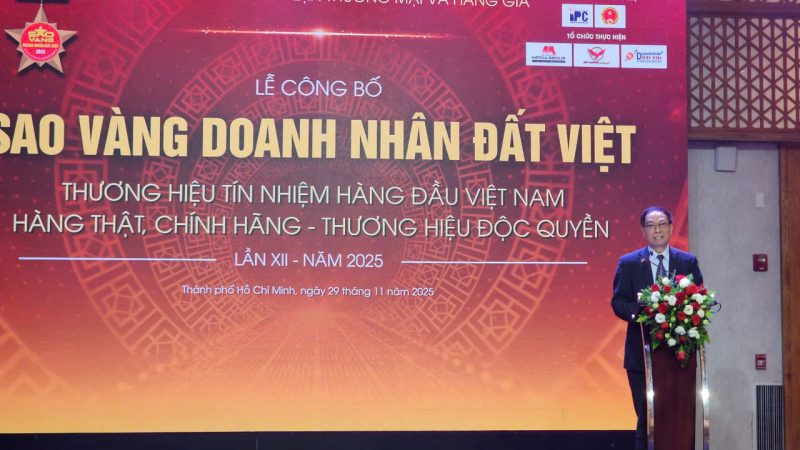 Công bố Sao Vàng Doanh nhân Đất Việt 2025