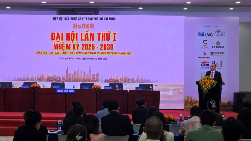 Ông Lê Hoàng Châu giữ chức Chủ tịch Hiệp hội HoREA