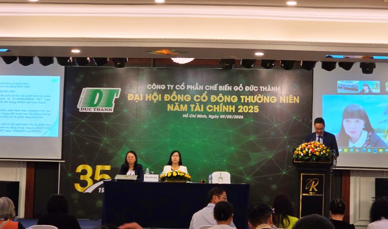 Gỗ Đức Thành đặt mục tiêu doanh thu hơn 371 tỷ đồng năm 2026