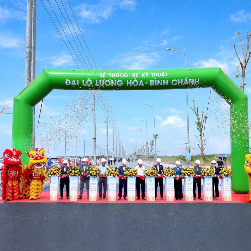 Đại lộ Lương Hòa – Bình Chánh thông xe, gia tăng giá trị cho khu đô thị LA Home