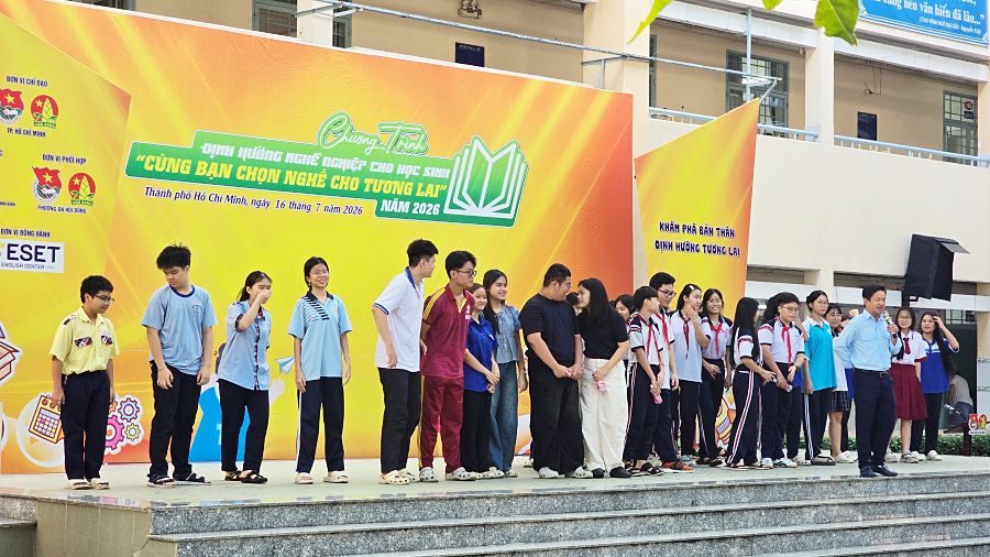 Sôi nổi Chương trình Định hướng nghề nghiệp 2026 tại Phường An Hội Đông