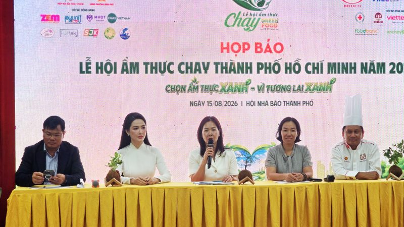 Lễ hội Ẩm thực Chay TP.HCM 2026 hướng đến phát triển bền vững