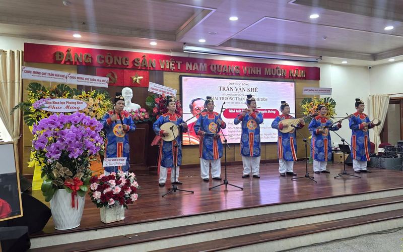 Giải thưởng Trần Văn Khê 2026 lan tỏa giá trị âm nhạc dân tộc