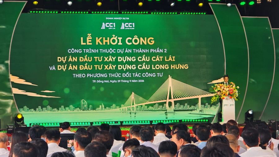 Khởi công hai cây cầu mới nối TP.HCM với Đồng Nai