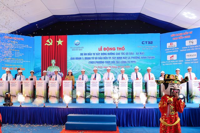 Động thổ cao tốc Gò Dầu – Xa Mát hơn 10.000 tỷ đồng