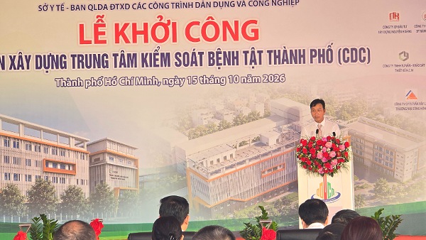 TP.HCM đầu tư gần 775 tỷ đồng xây dựng Trung tâm Kiểm soát bệnh tật